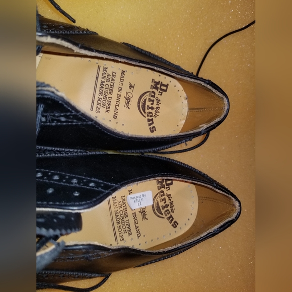 ๐ฌ๐ง VINTAGE NOS Dr Martens Brogue Oxford Wingtips UK MADE! ๐ฌ๐ง Solovair NPS - Picture 14 of 16